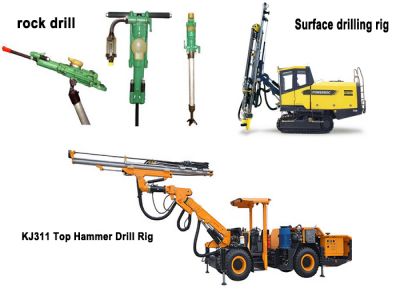 Comparison of Rock Drill and Other Drilling
